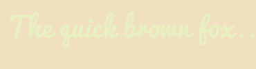 Image with Font Color E8F0C0 and Background Color F0E0C0